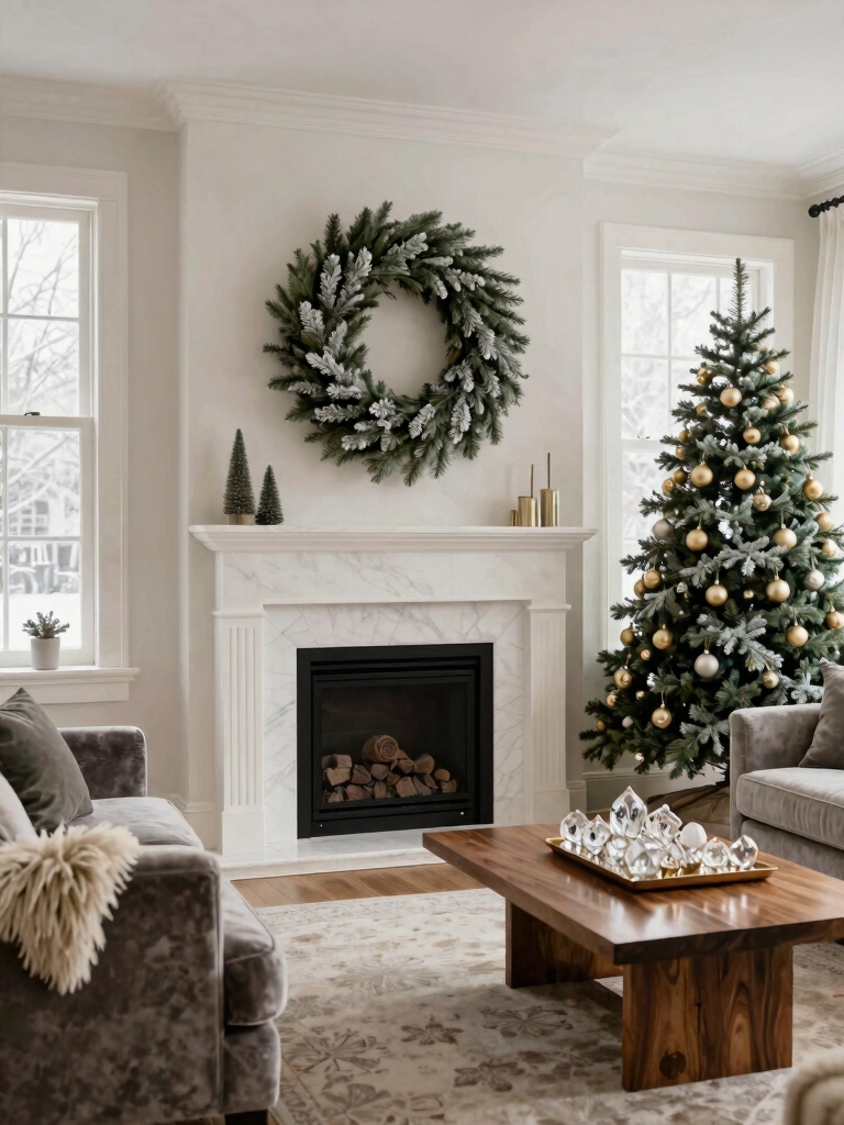 affordable festive living room