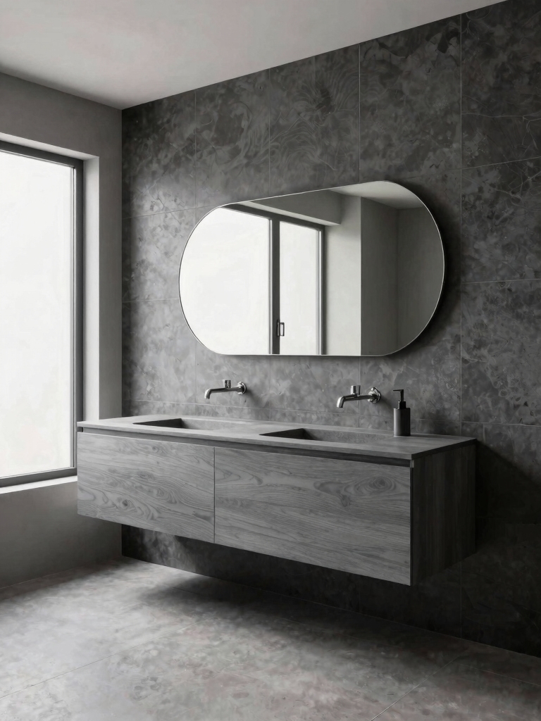 airy modern coastal vanity