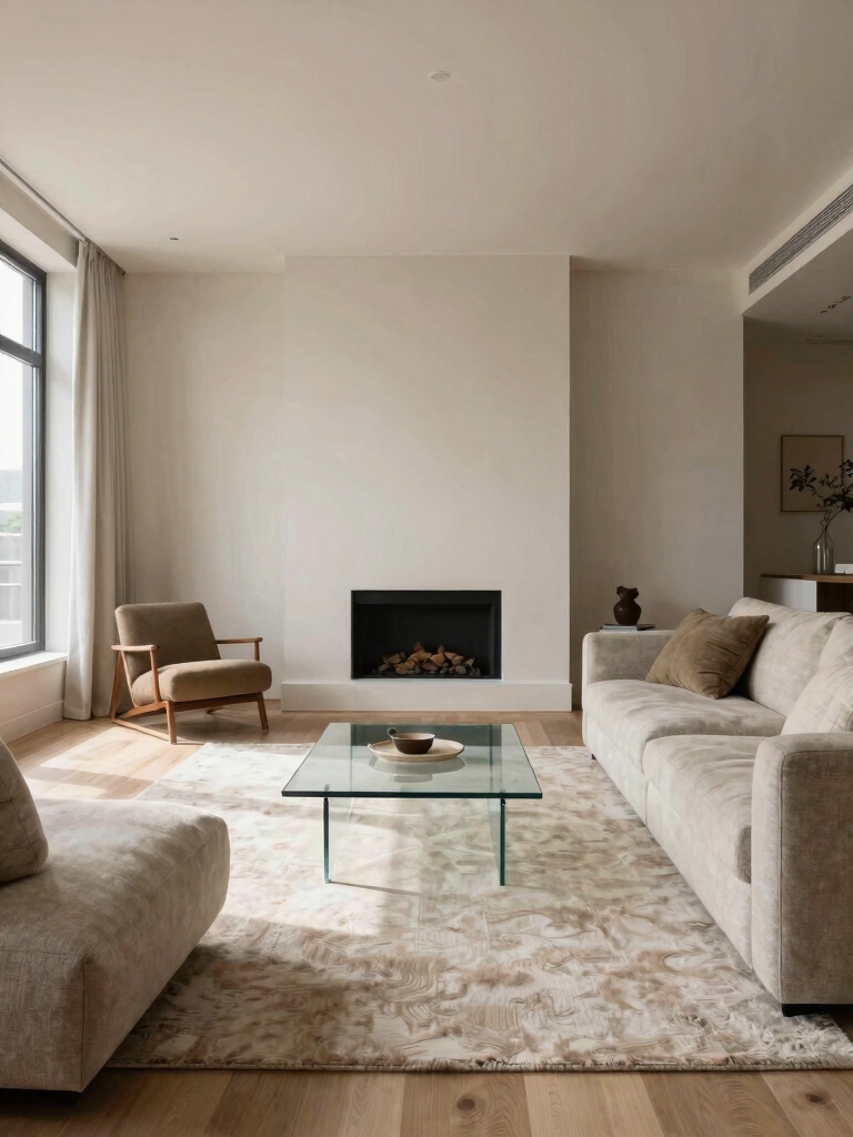 airy organized living space