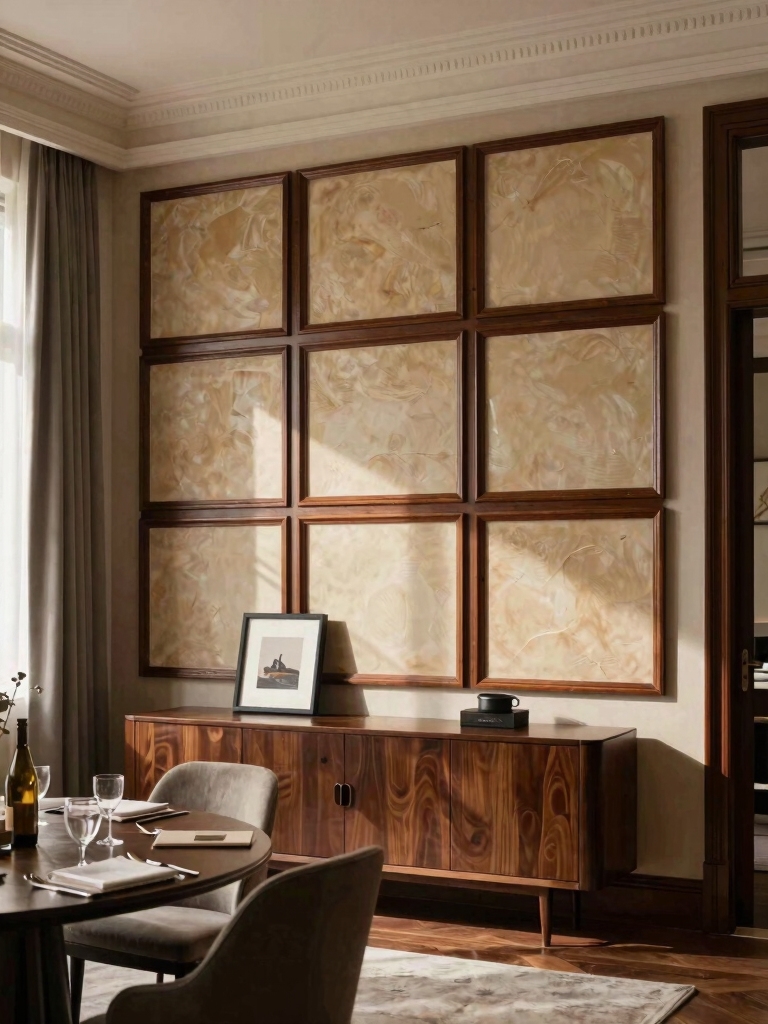 architectural grid molding elegance