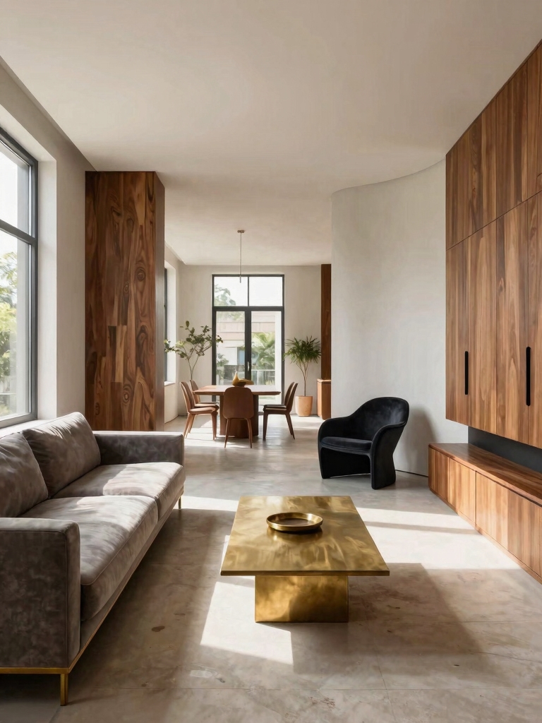 arrange furniture for pathways