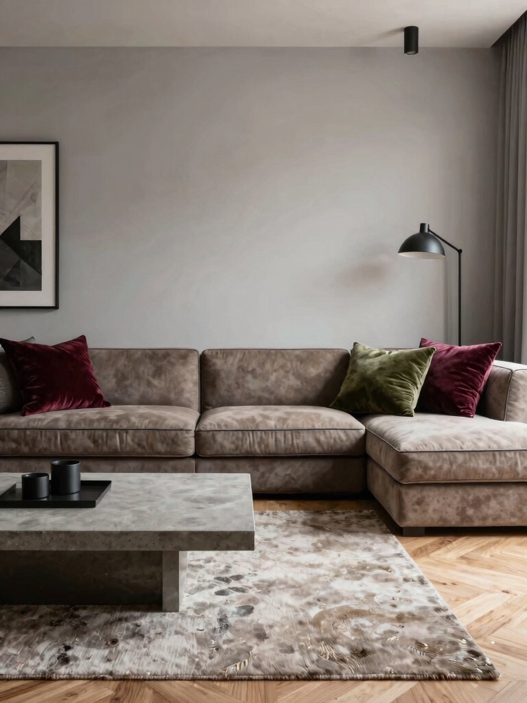 balanced neutrals with accents