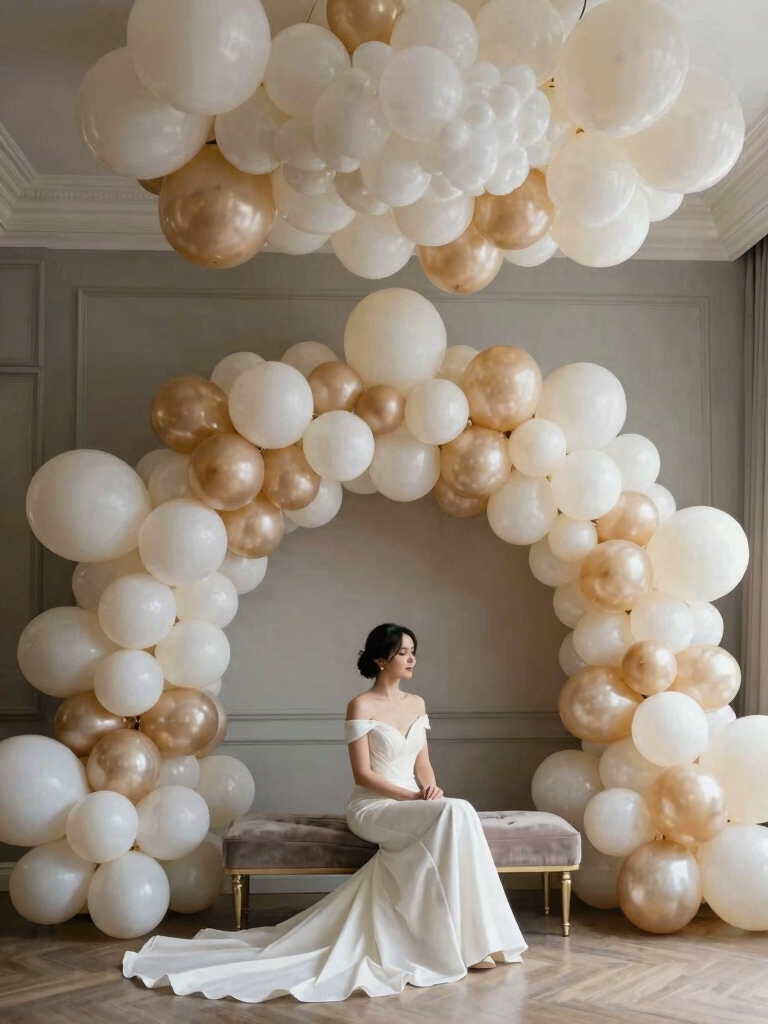 balloon garland and arch