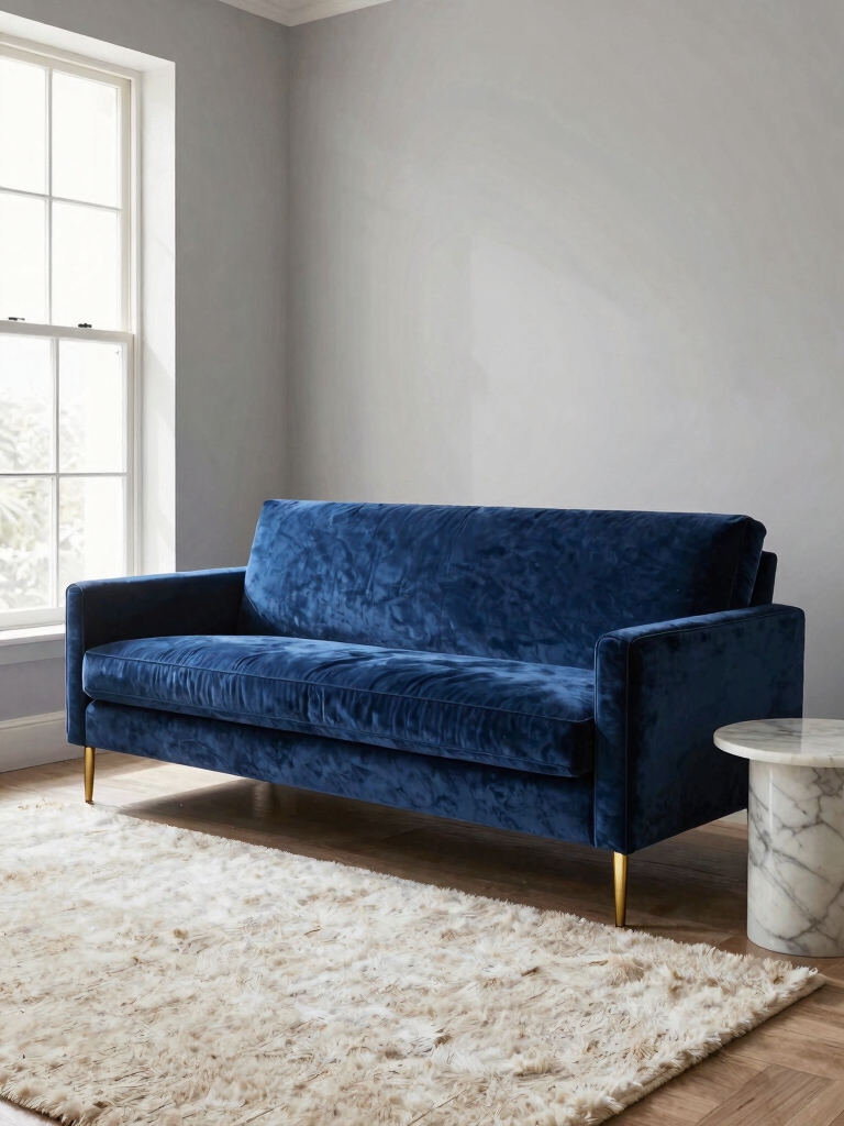 blue sofa style impact