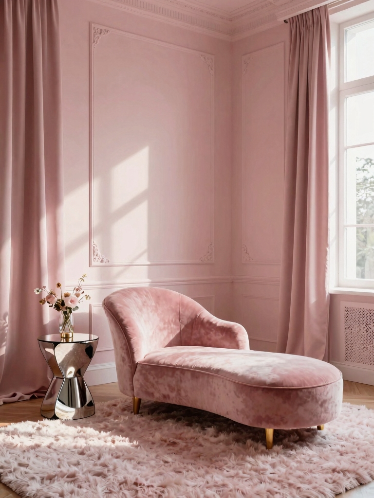 blush walls inspire cohesive design