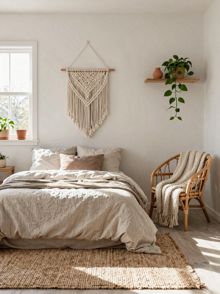 bohemian earthy dorm inspirations