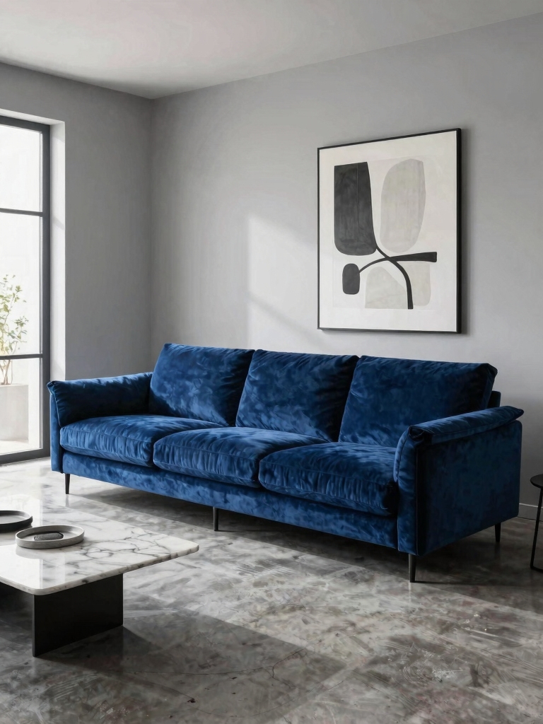 bold blue gray serenity