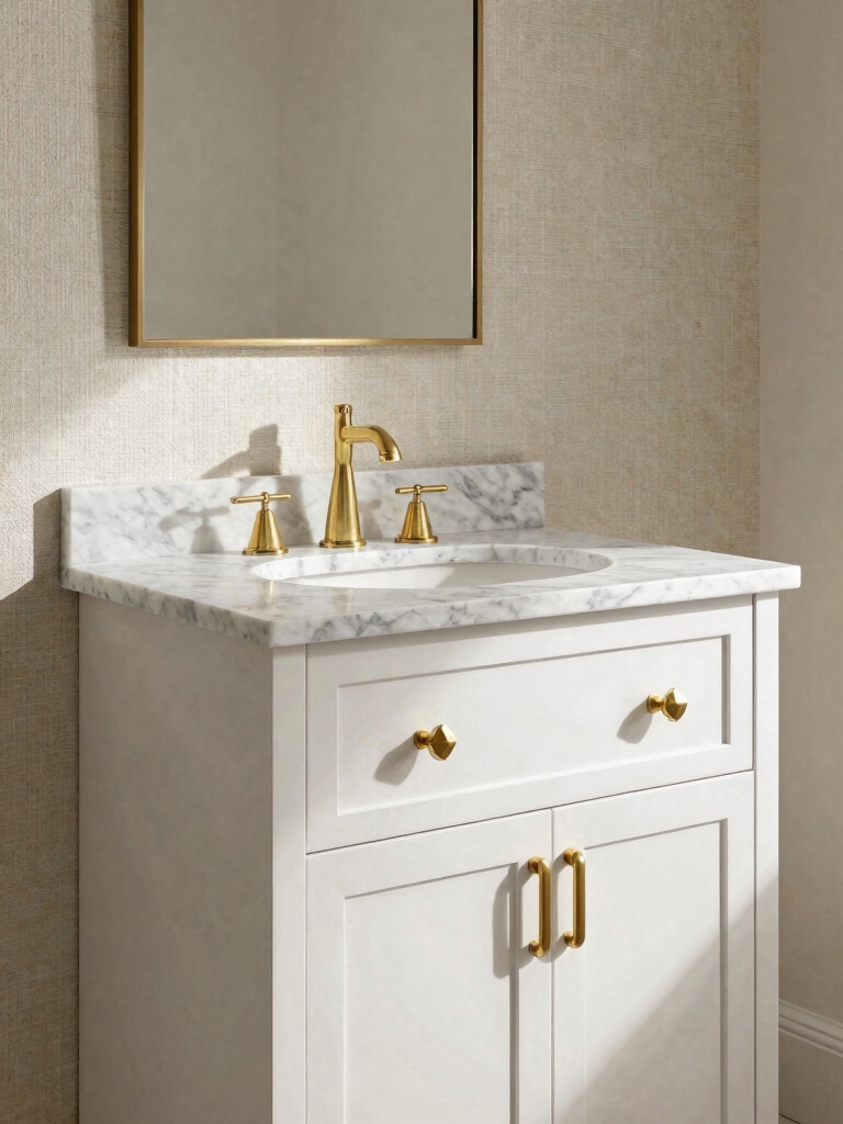 bold hardware transforms vanity