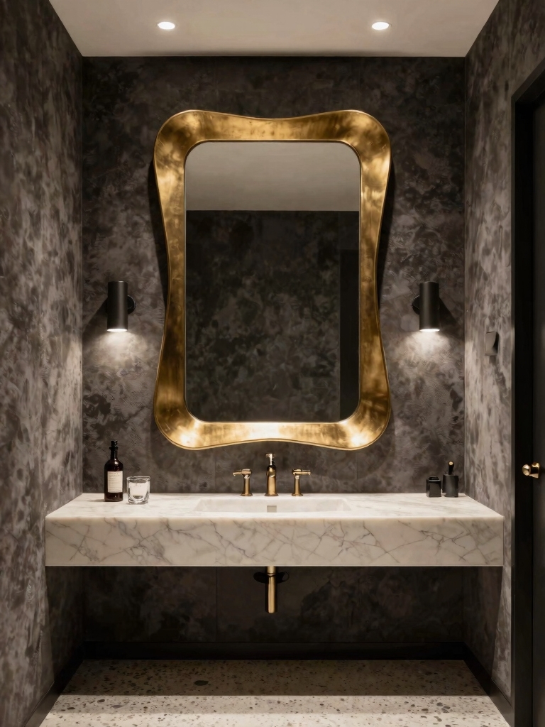 bold mirror dramatic impact
