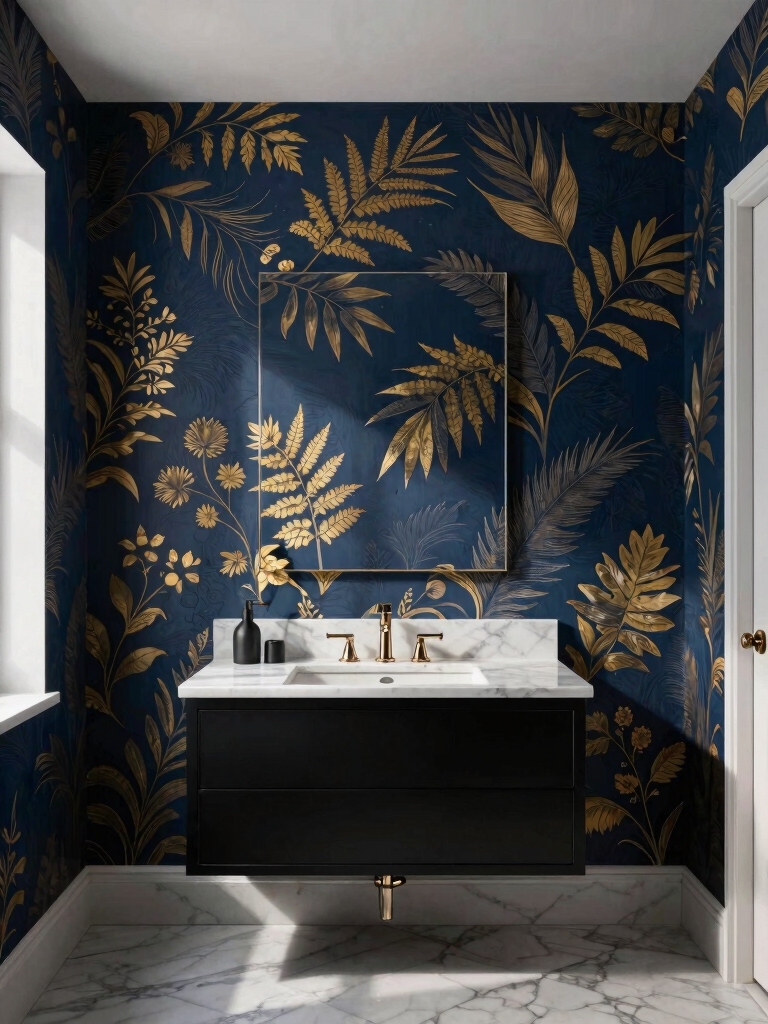 bold textured wallpaper atmosphere