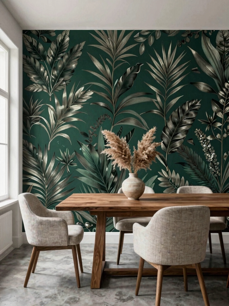 bold wallpaper focal point