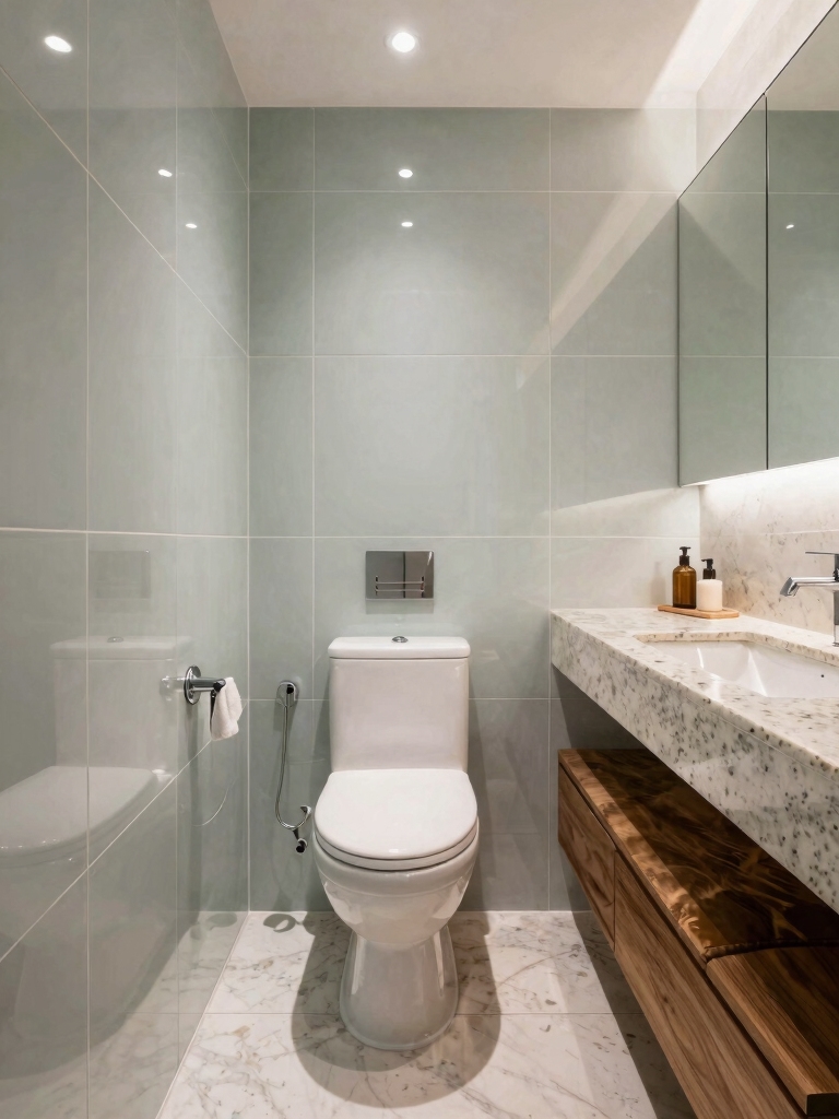 bright spacious reflective design