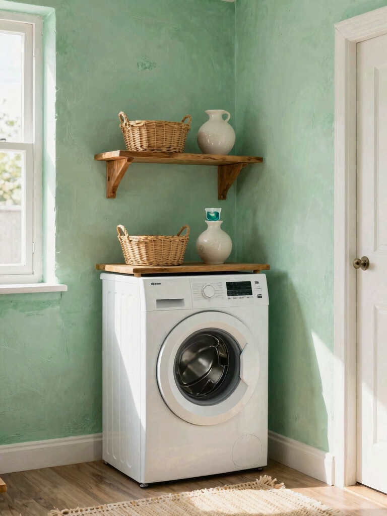 brighten laundry with paint