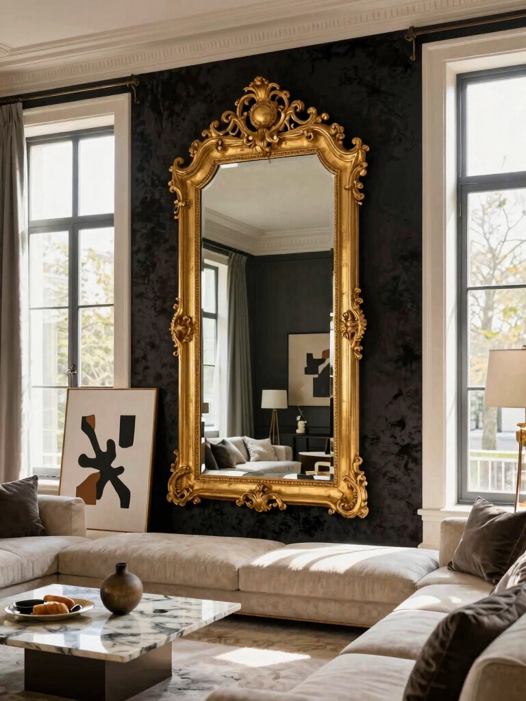 brighten space with mirrors