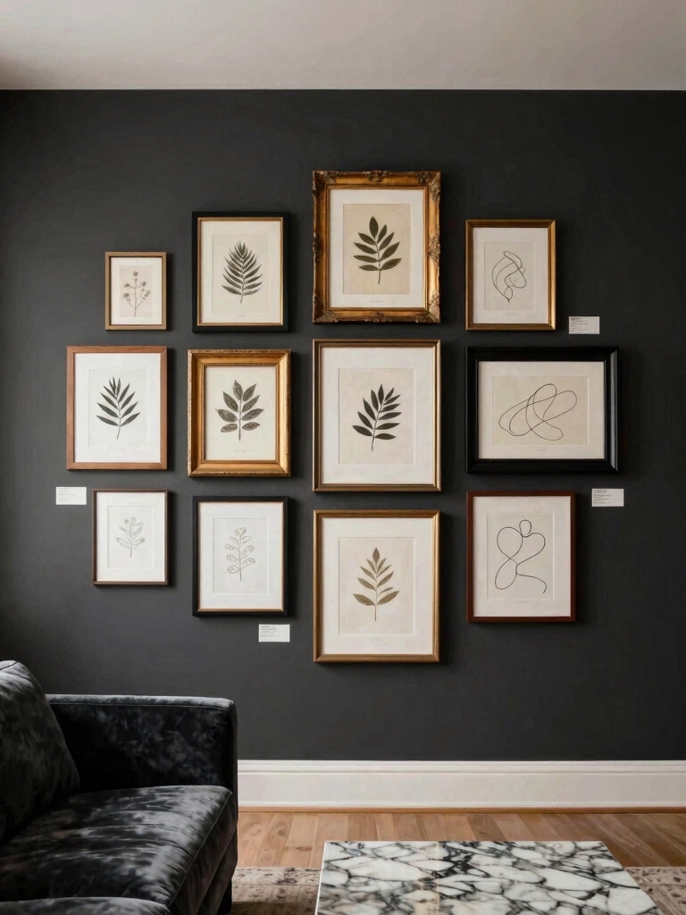 budget friendly gallery wall project