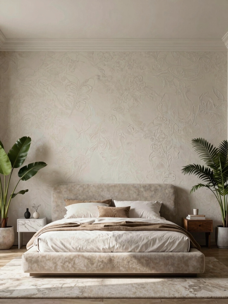 calm focal wall creation