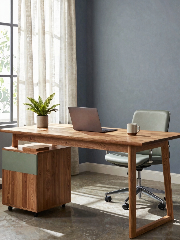 calm focused serene workspace