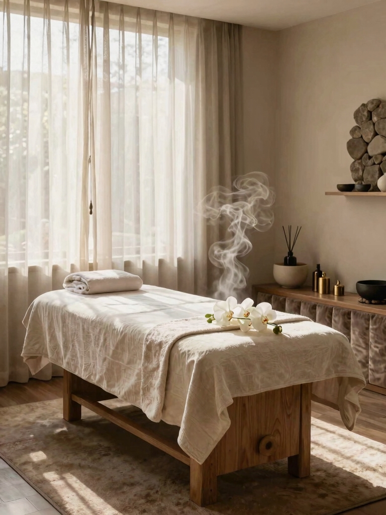 calm sounds soothing aromas