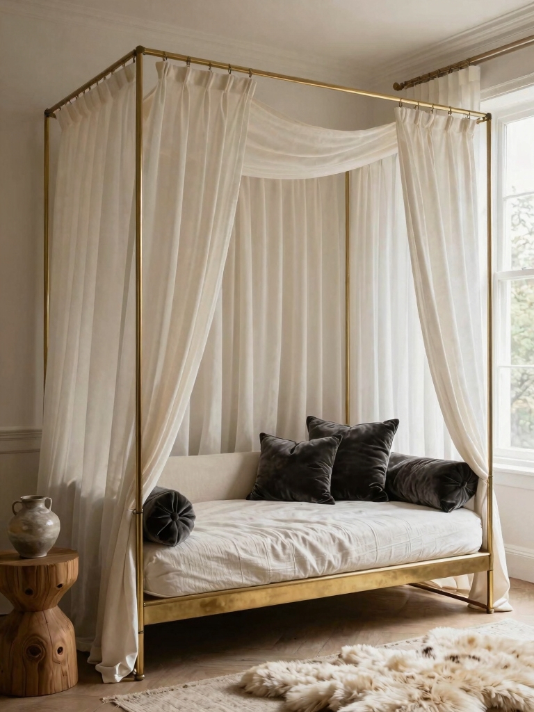 canopy daybed cozy retreat