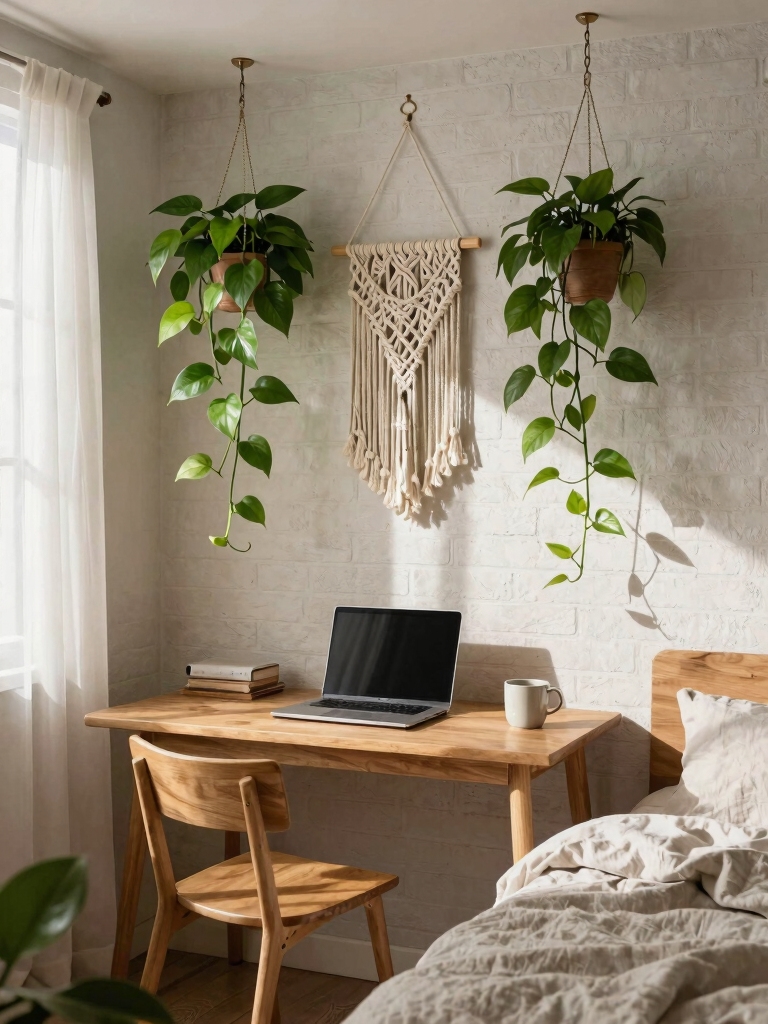 ceiling plants for desk