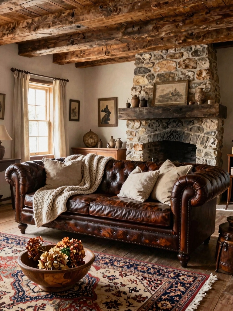 charming farmhouse living room decor