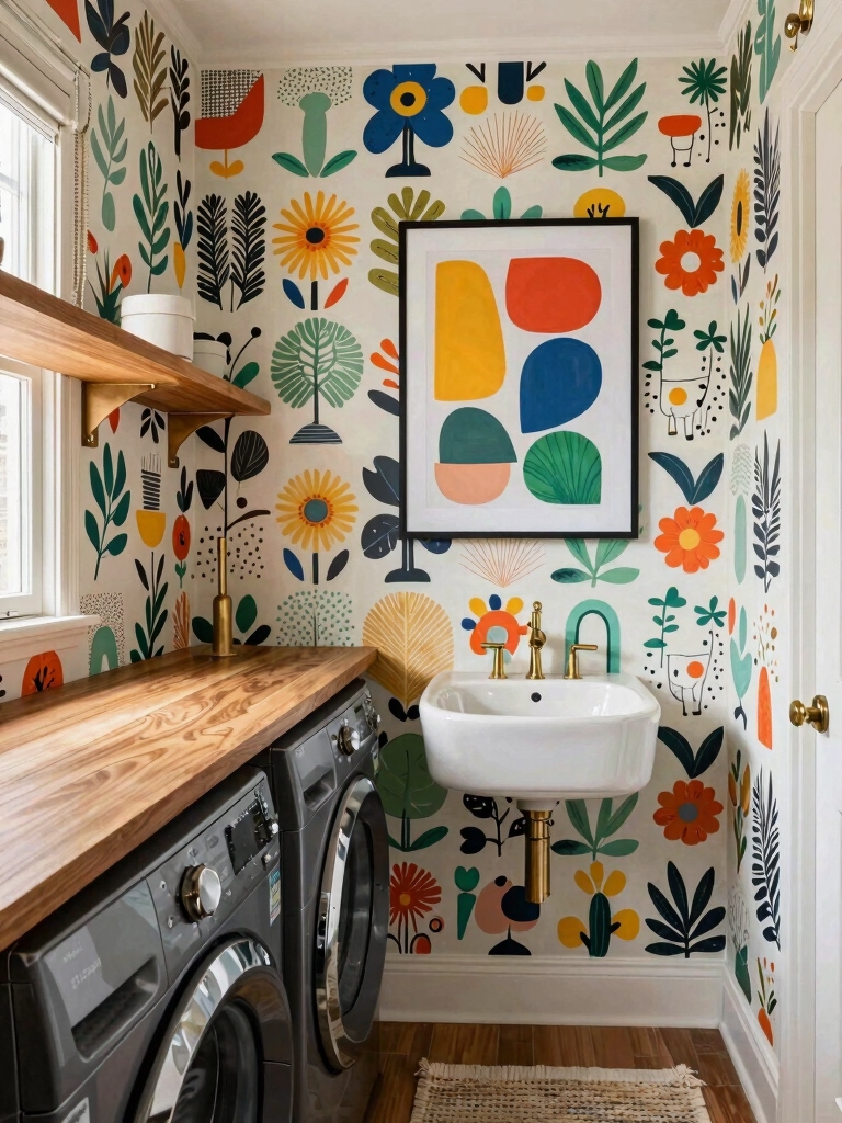 cheerful prints for laundry