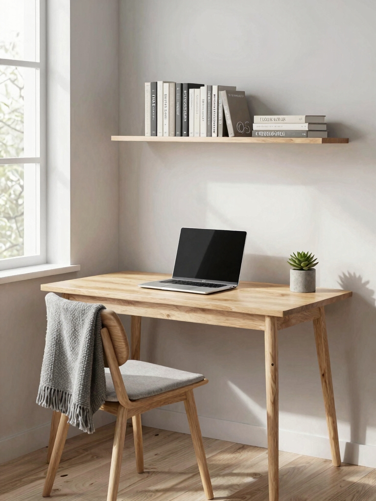 clean desk calm focus