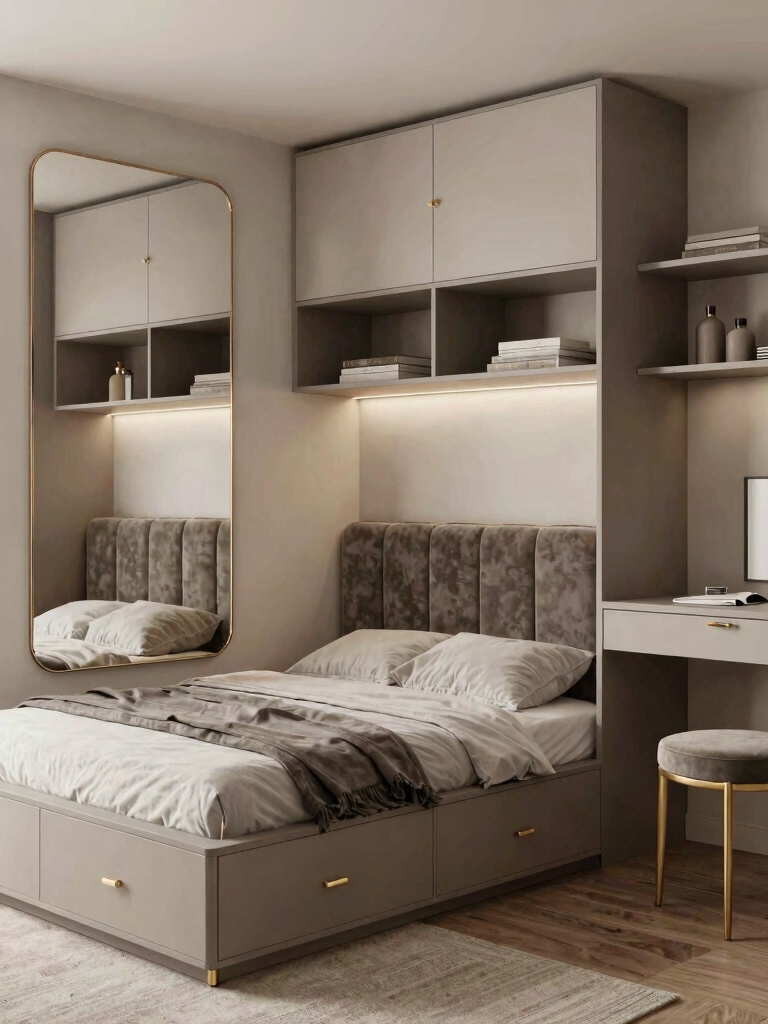 clever storage for small bedrooms
