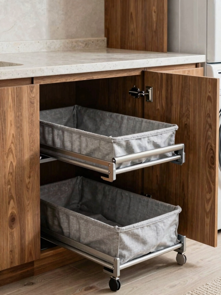 clutter free laundry room solution