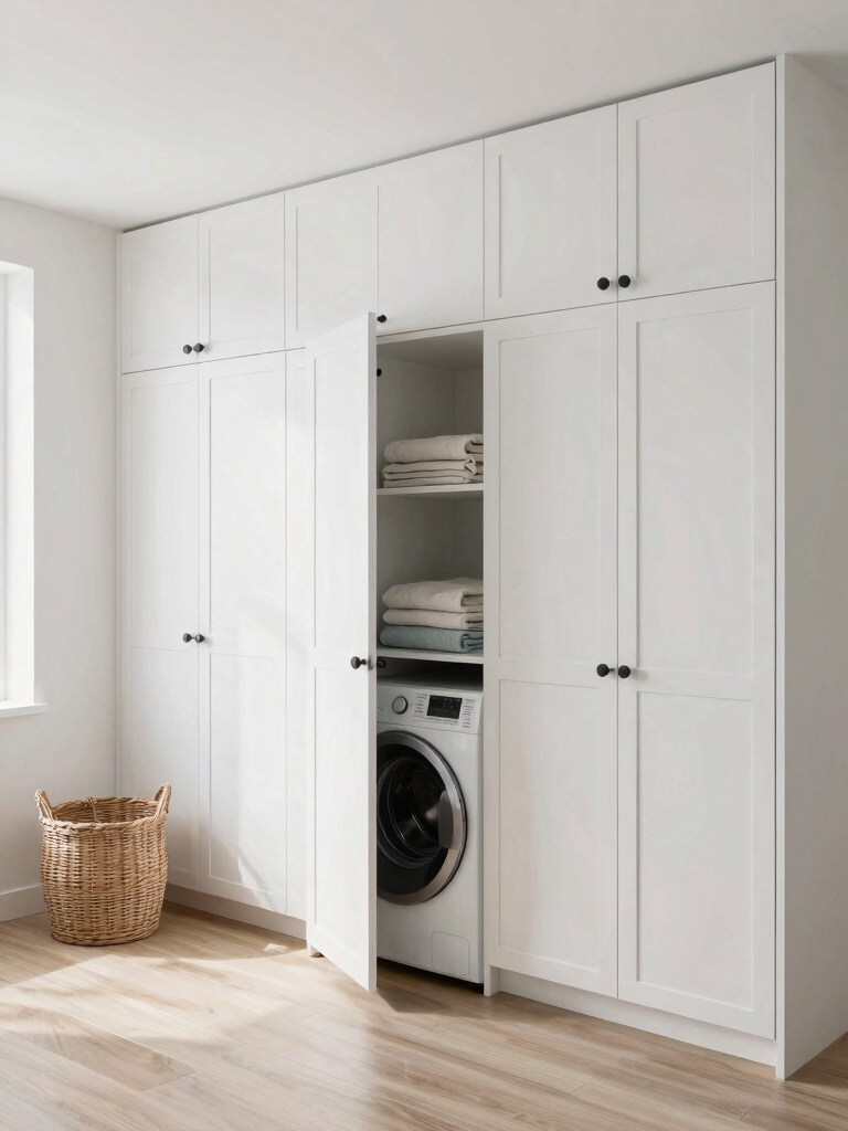 clutter free laundry room solutions