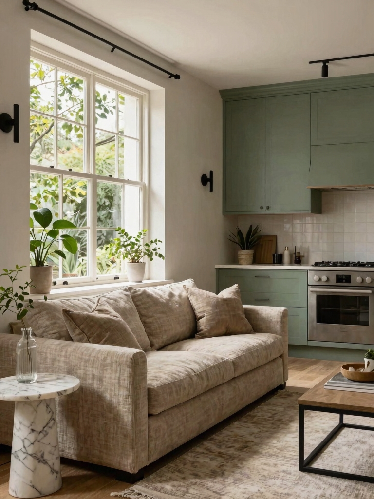 cohesive color unifies spaces
