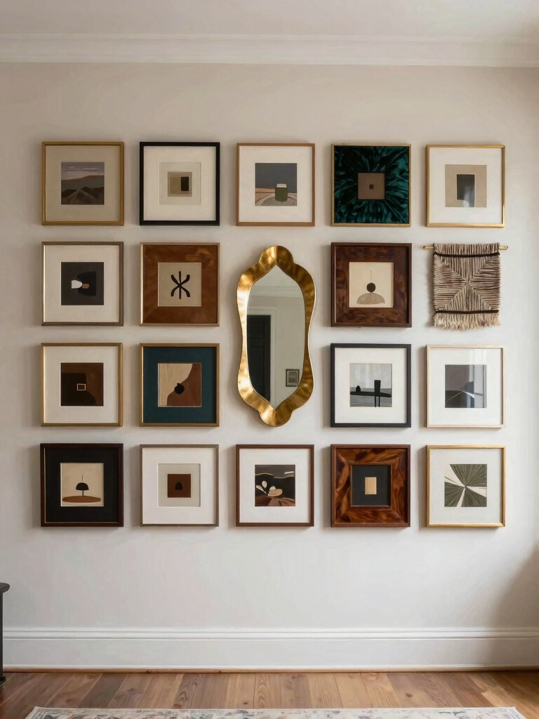 cohesive gallery wall styles