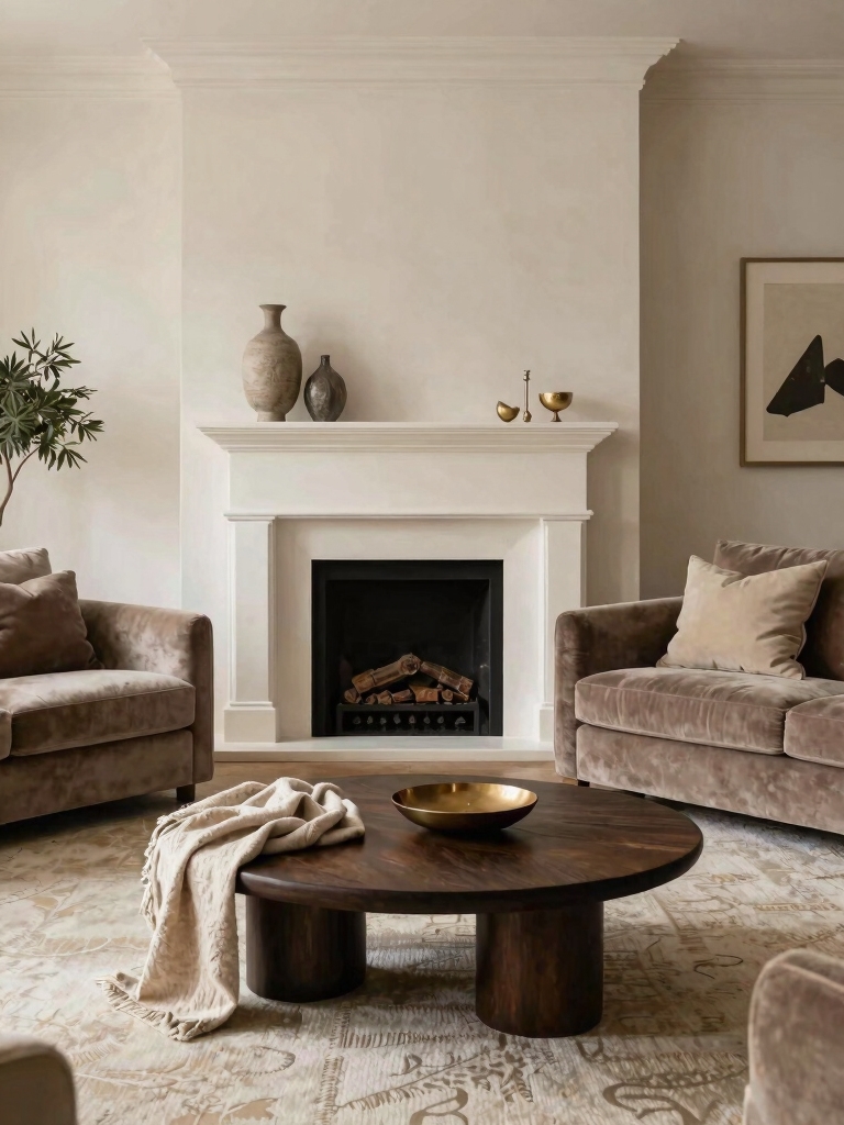 cohesive living room palette