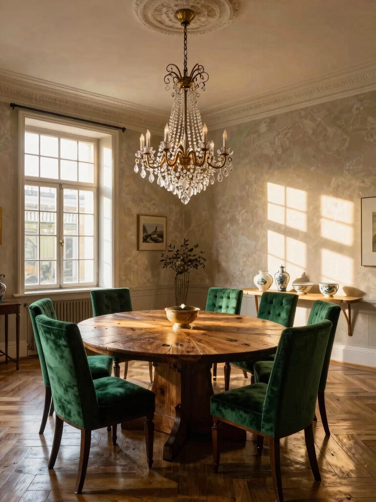 comfortable dramatic dining chairs