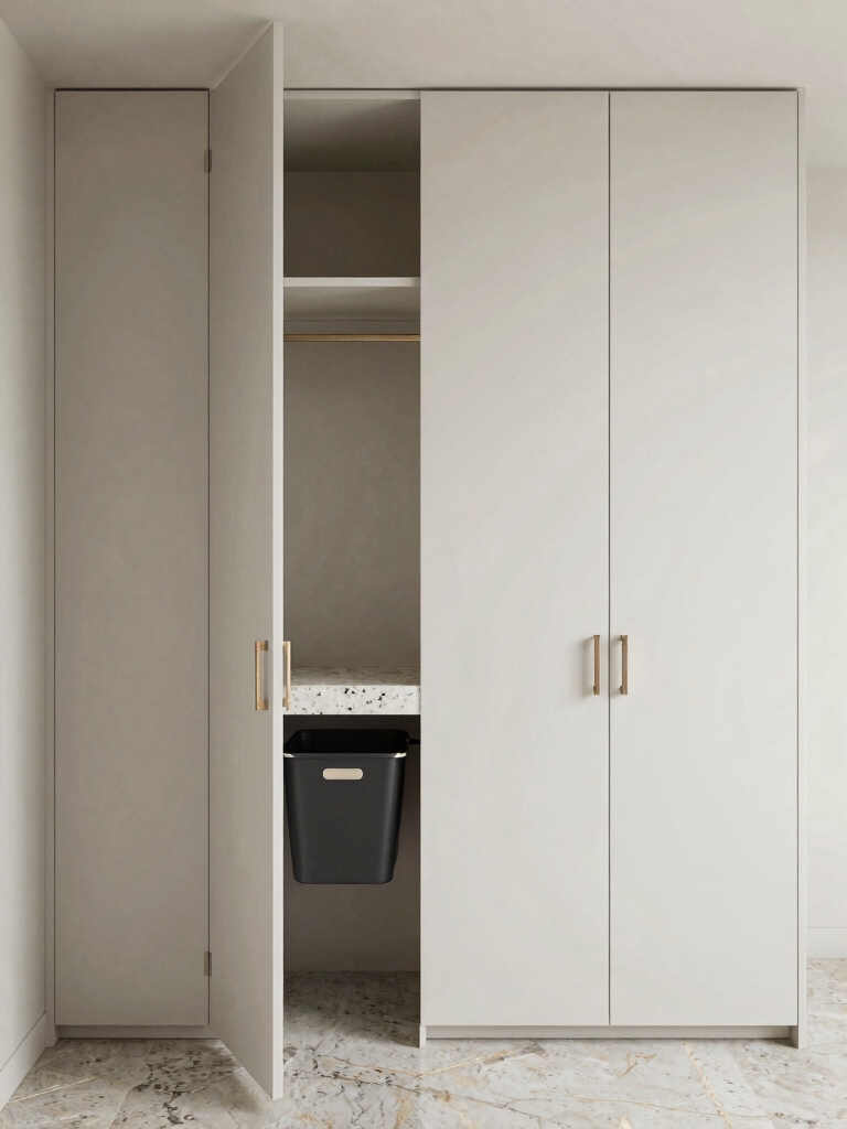 concealed cabinets maximize storage