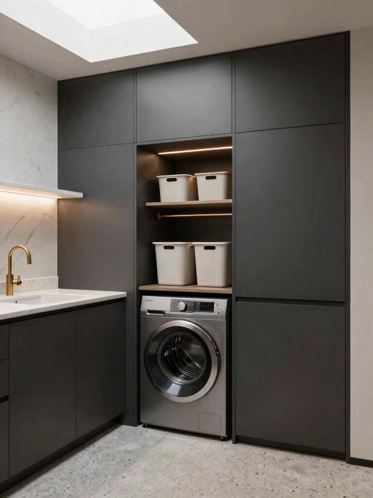 concealed laundry room solutions