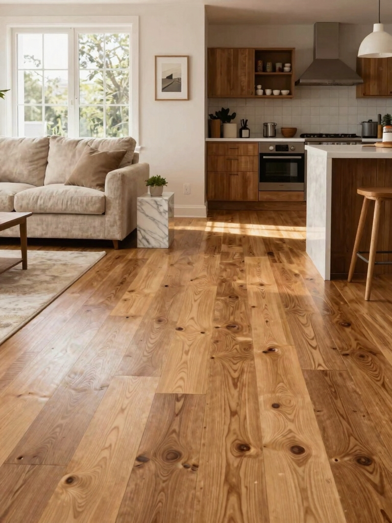 consistent flooring enhances connectivity