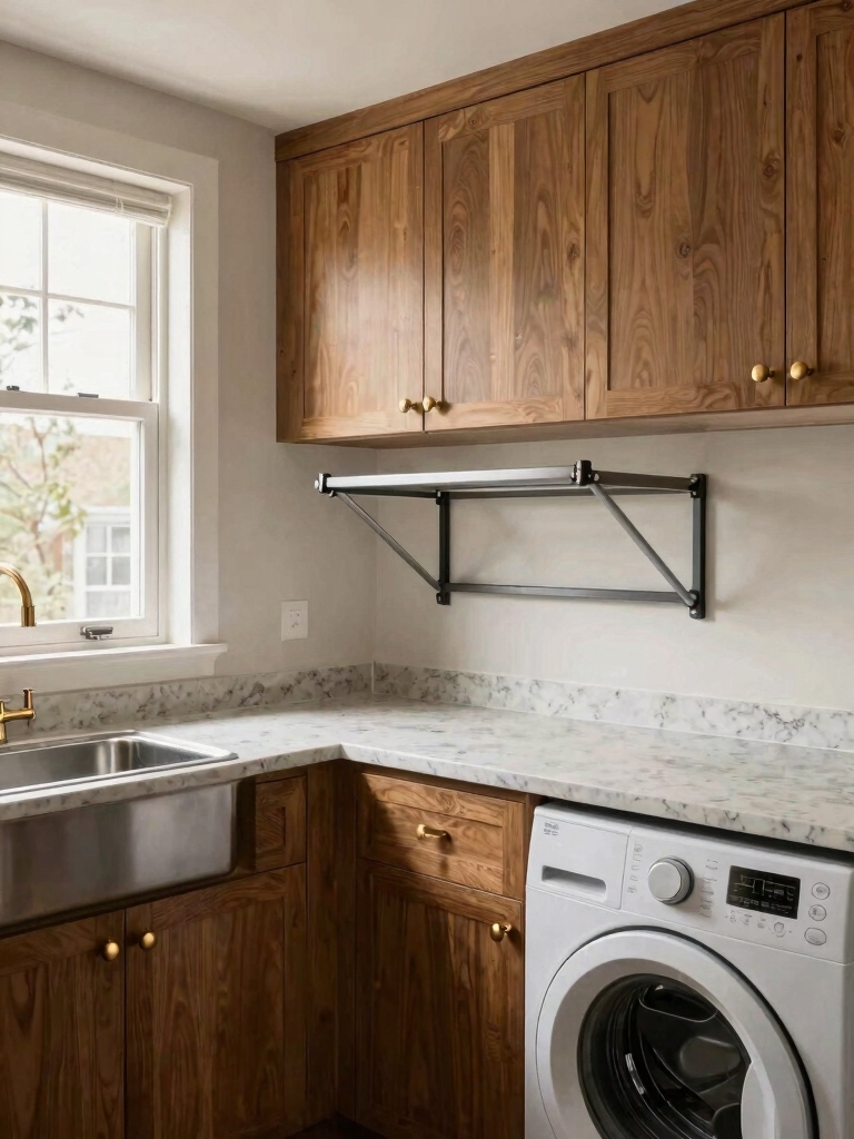 convenient wall mounted folding station