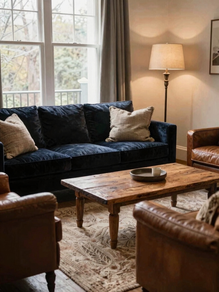 cozy inviting human scale seating