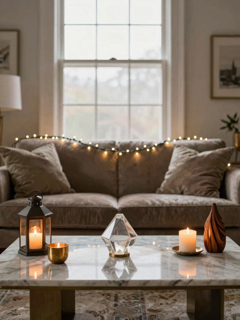 cozy layered lighting ambiance