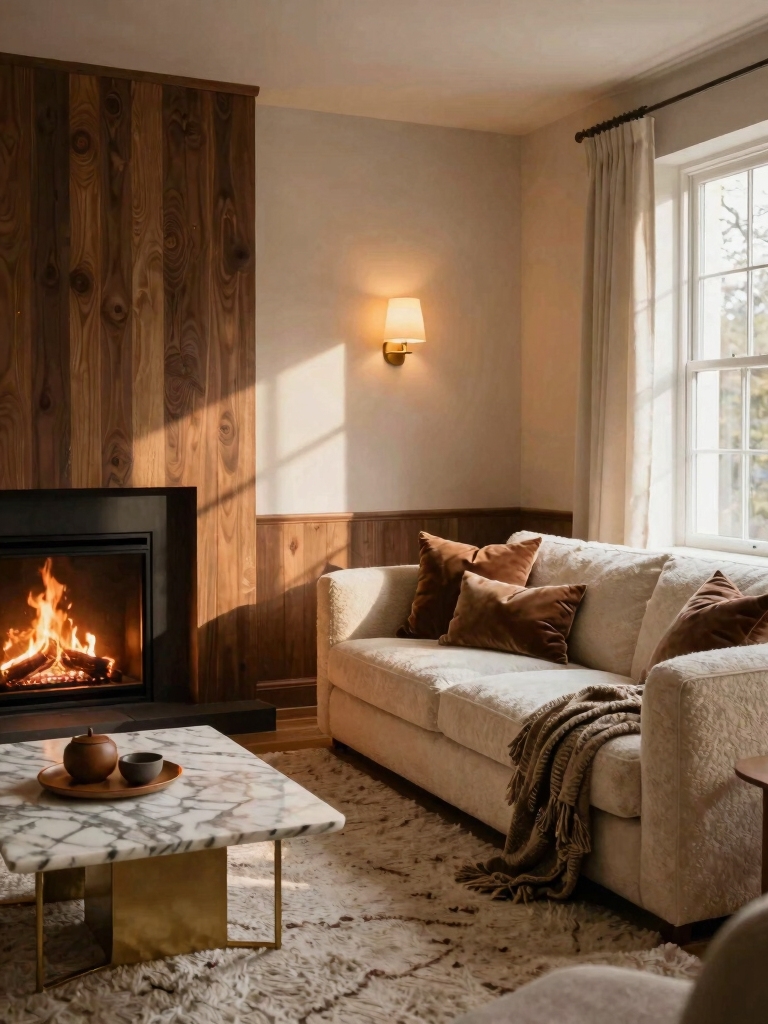 cozy layered lighting ambiance