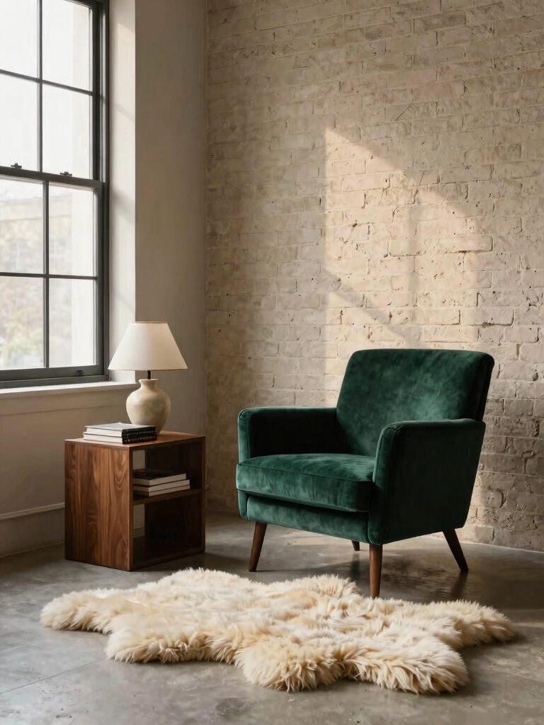 cozy multifunctional lounge area