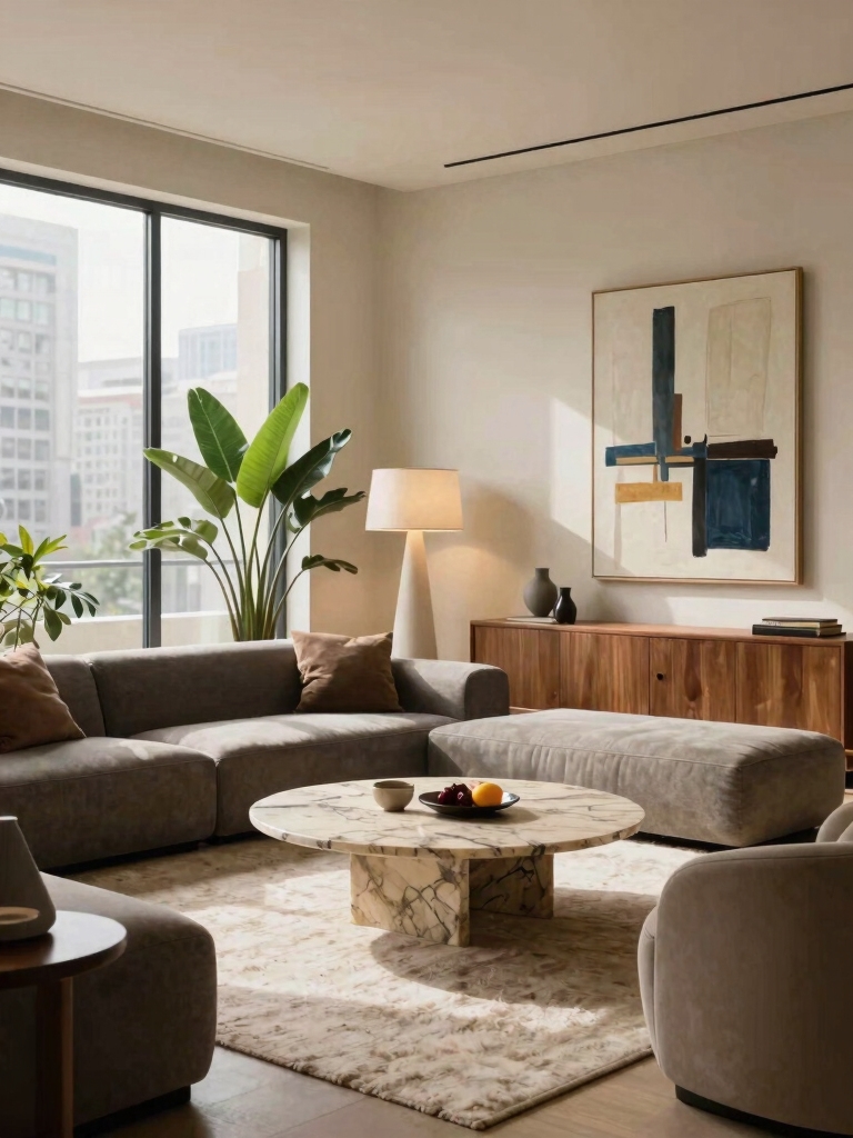 cozy open lounge design