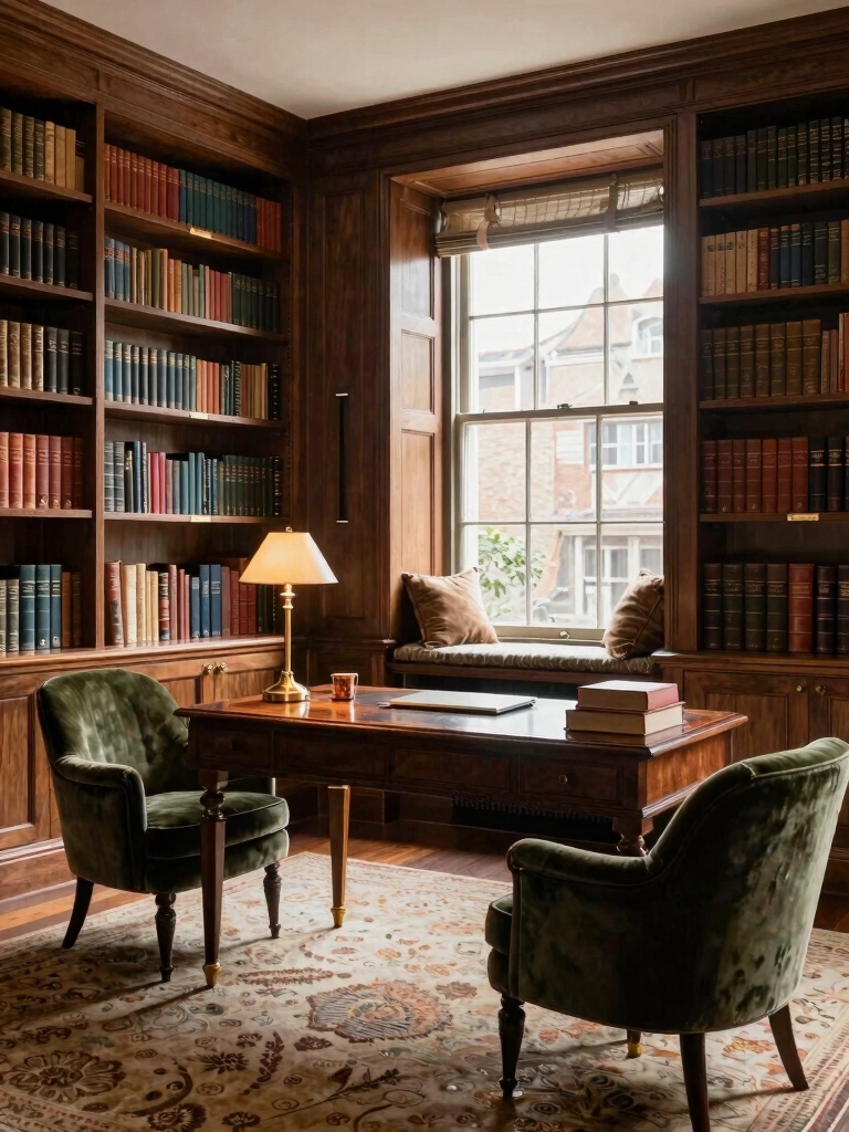 cozy organized reading retreat