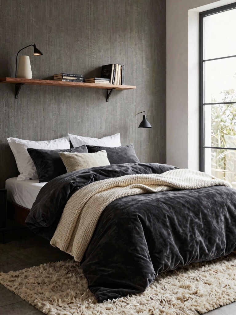 cozy retreat with textures