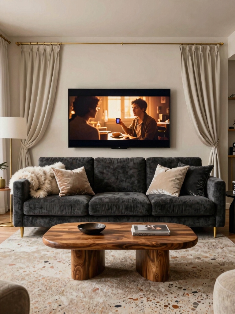cozy seating warm lighting
