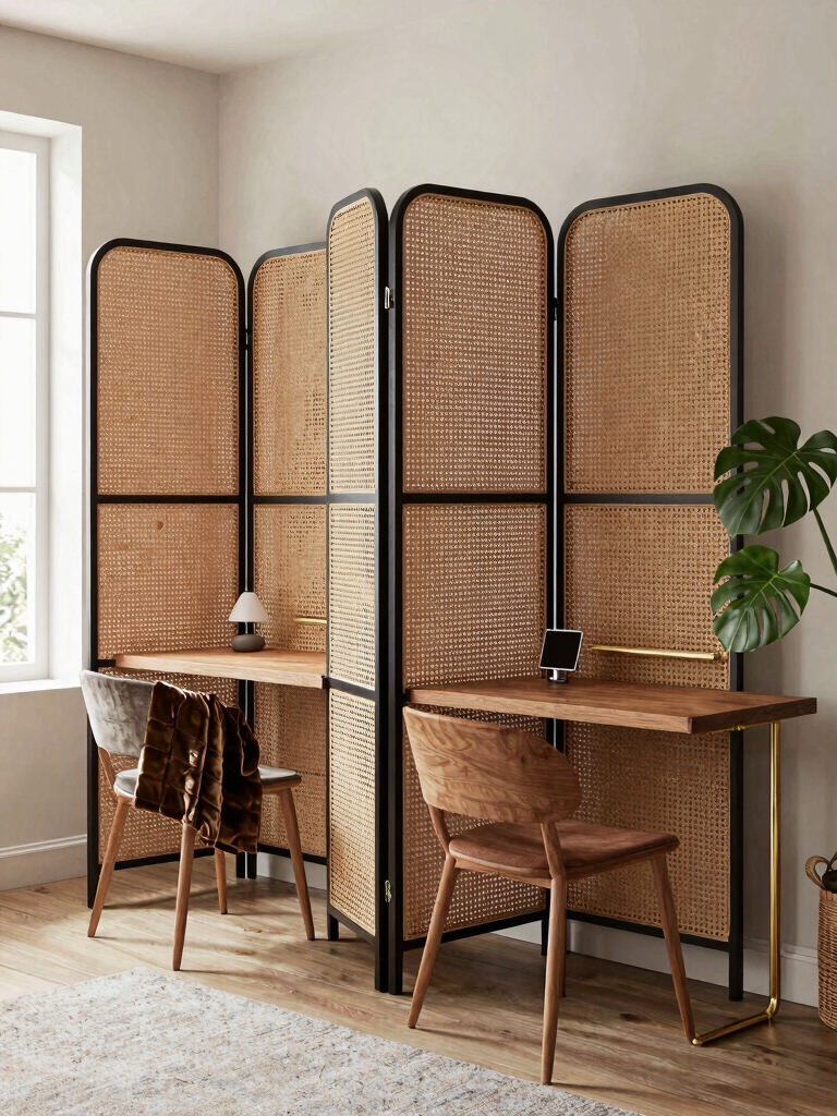cozy stylish room divider