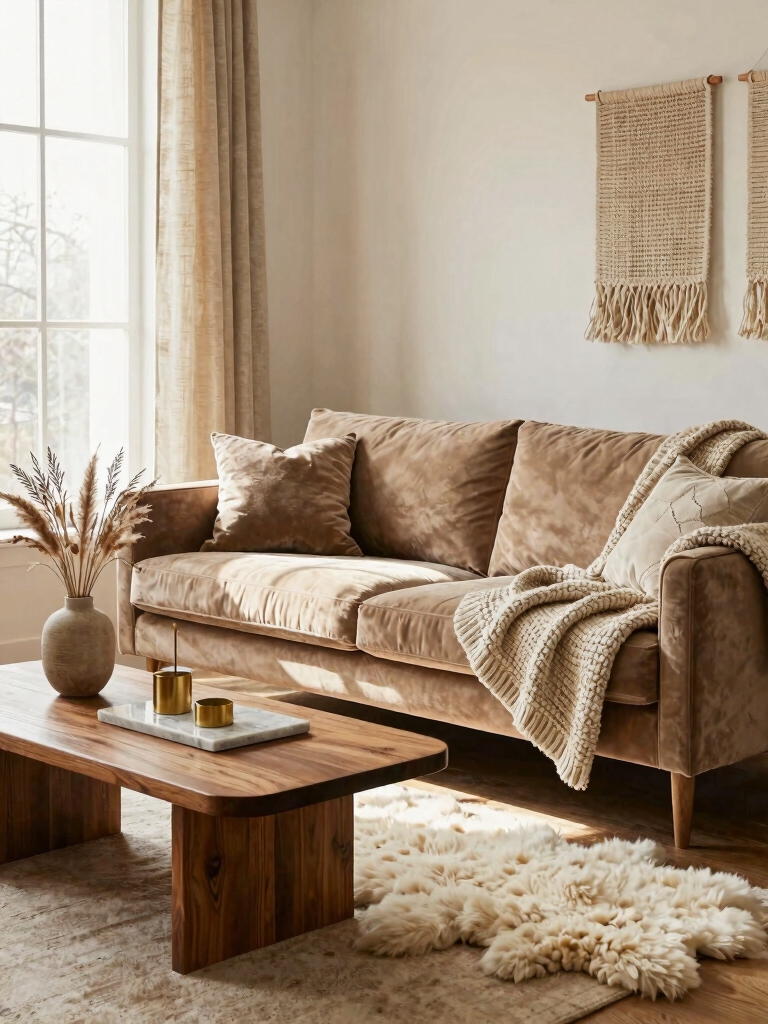 cozy textures for warmth