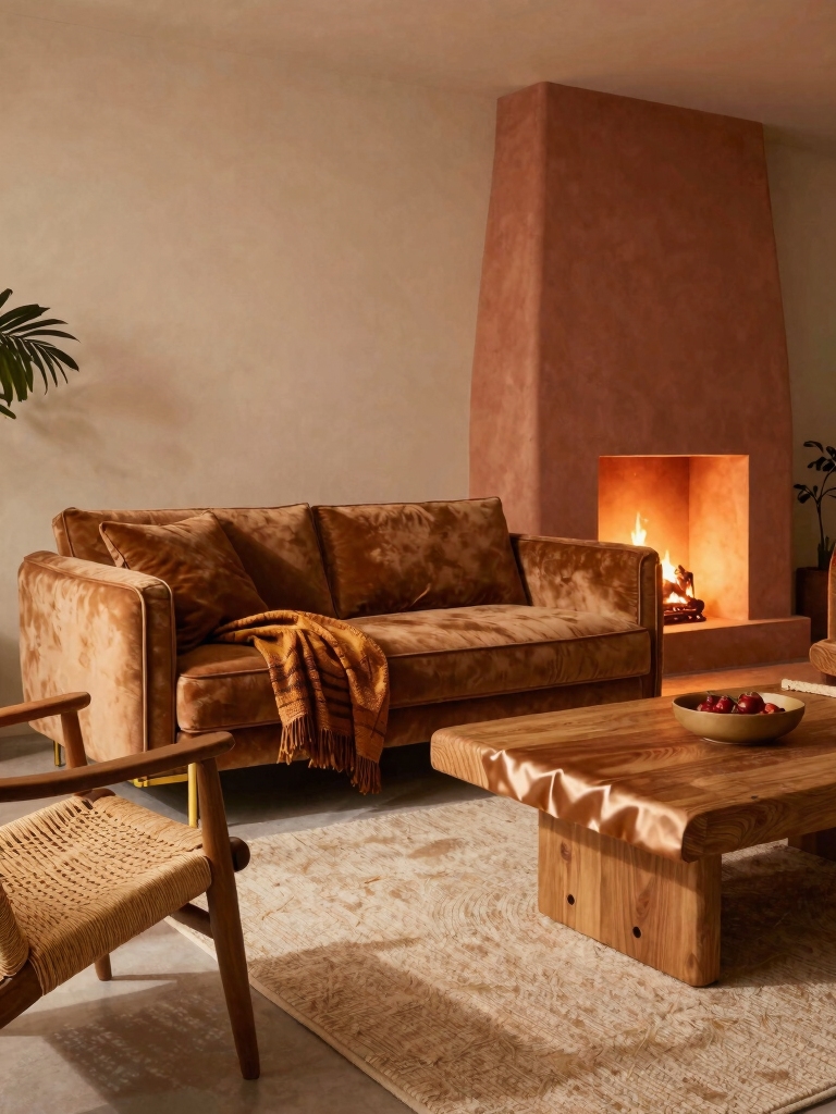 cozy warm color palettes