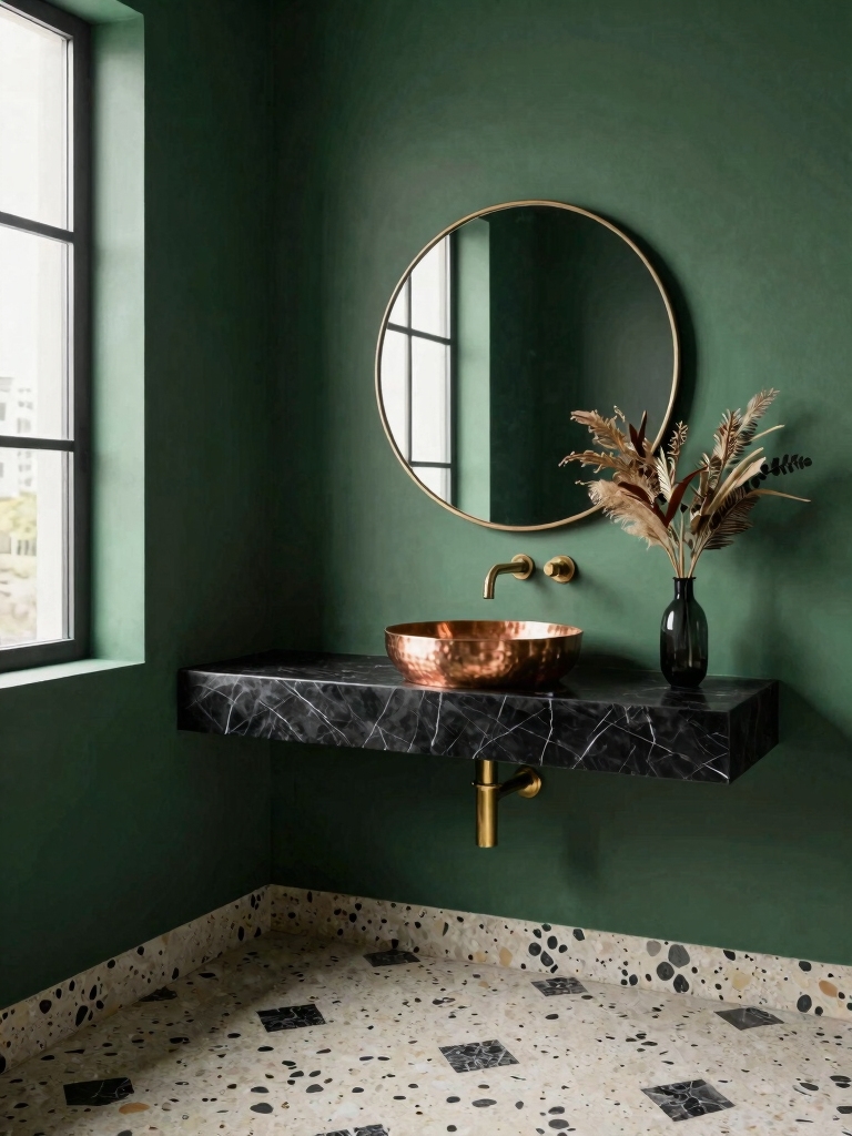 creative powder room designs